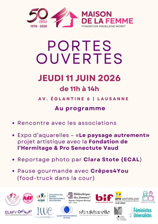 Portes Ouvertes des Associations à la Maison de la Femme 