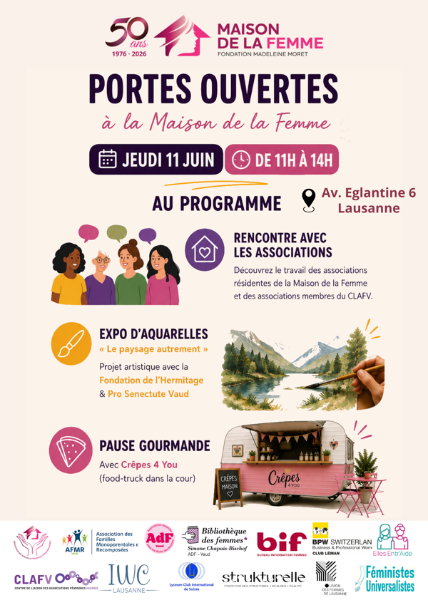 Portes Ouvertes des Associations à la Maison de la Femme 